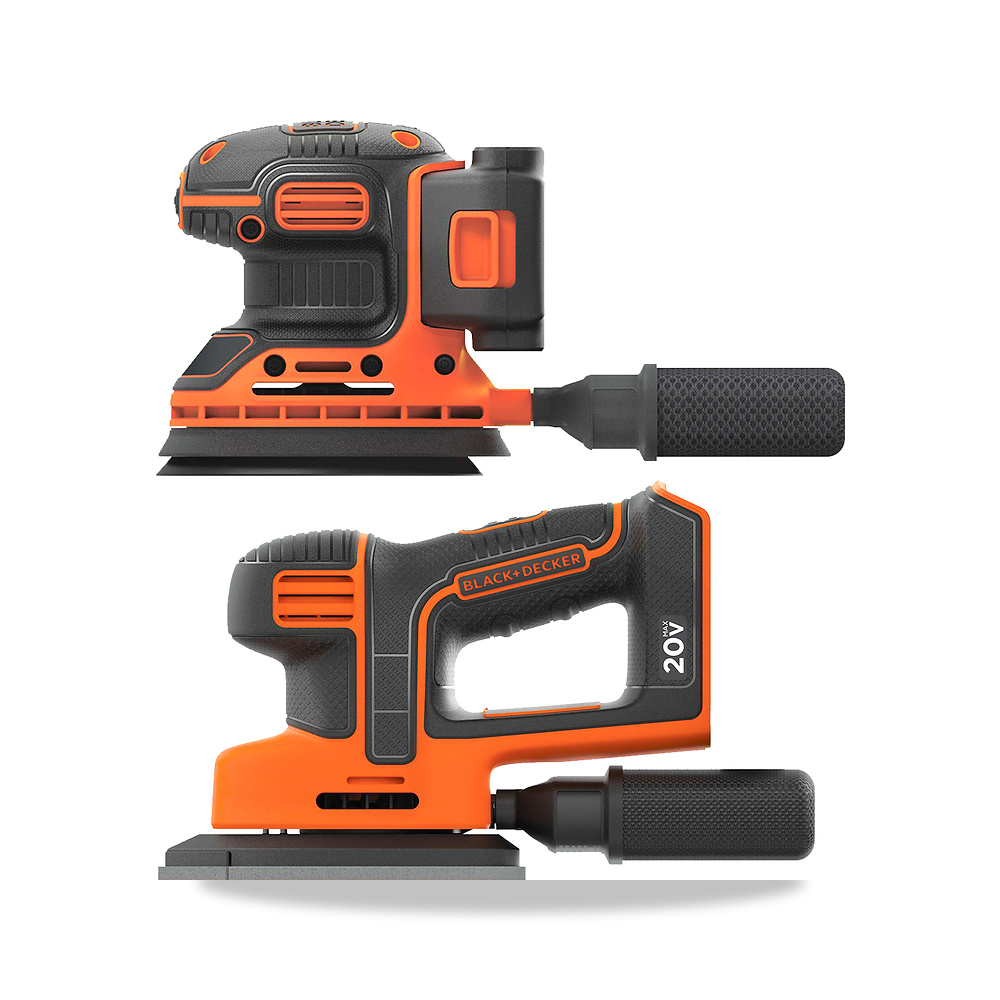صورة منتج صواريخ الجلخ وماكينات الصنفرة أسود ذكي 20 فولت بلاك آند ديكر (Black+Decker) موديل BUNDLE50 - كود الصنف reemco-2027-1140509 - ماركة يباع من خلال reemco - توريد وتصوير حصري لشركة ريمكو القابضة السعودية
