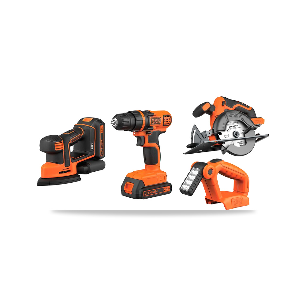 صورة منتج منشار دائري كهربائي لاسلكي بطارية 20 فولت بلاك آند ديكر (Black+Decker) موديل BD4KITCDCMSL - كود الصنف reemco-2027-1140683 - ماركة يباع من خلال reemco - توريد وتصوير حصري لشركة ريمكو القابضة السعودية