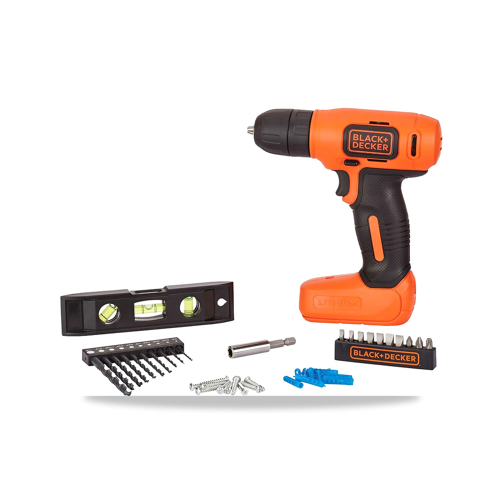 صورة منتج مثقاب دريل لاسلكي أسود 8 فولت 8 بوصة بلاك آند ديكر (Black+Decker) موديل BDCD8HDPK – 3/8 بوصة – 9.8 بوصة - كود الصنف reemco-2027-1140701 - ماركة يباع من خلال reemco - توريد وتصوير حصري لشركة ريمكو القابضة السعودية