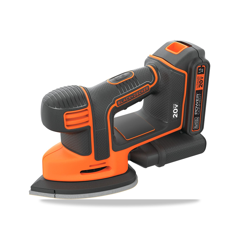 صورة منتج صواريخ الجلخ وماكينات الصنفرة لاسلكي بطارية 20 فولت بلاك آند ديكر (Black+Decker) موديل BDCMS20C - كود الصنف reemco-2027-1140768 - ماركة يباع من خلال reemco - توريد وتصوير حصري لشركة ريمكو القابضة السعودية