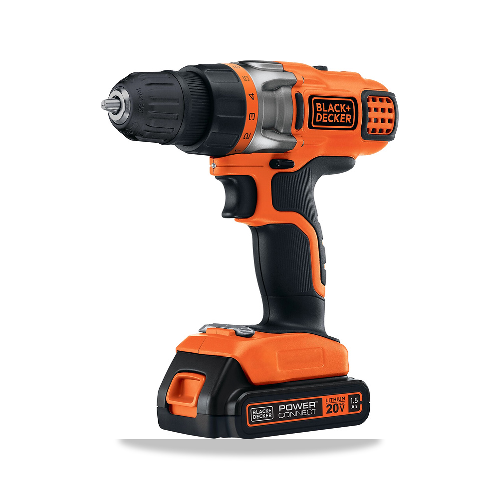 صورة منتج مثقاب دريل لاسلكي بطارية شاحن 20 فولت بلاك آند ديكر (Black+Decker) موديل LDX220C – 3/8 بوصة – 10.2 بوصة - كود الصنف reemco-2027-1140810 - ماركة يباع من خلال reemco - توريد وتصوير حصري لشركة ريمكو القابضة السعودية