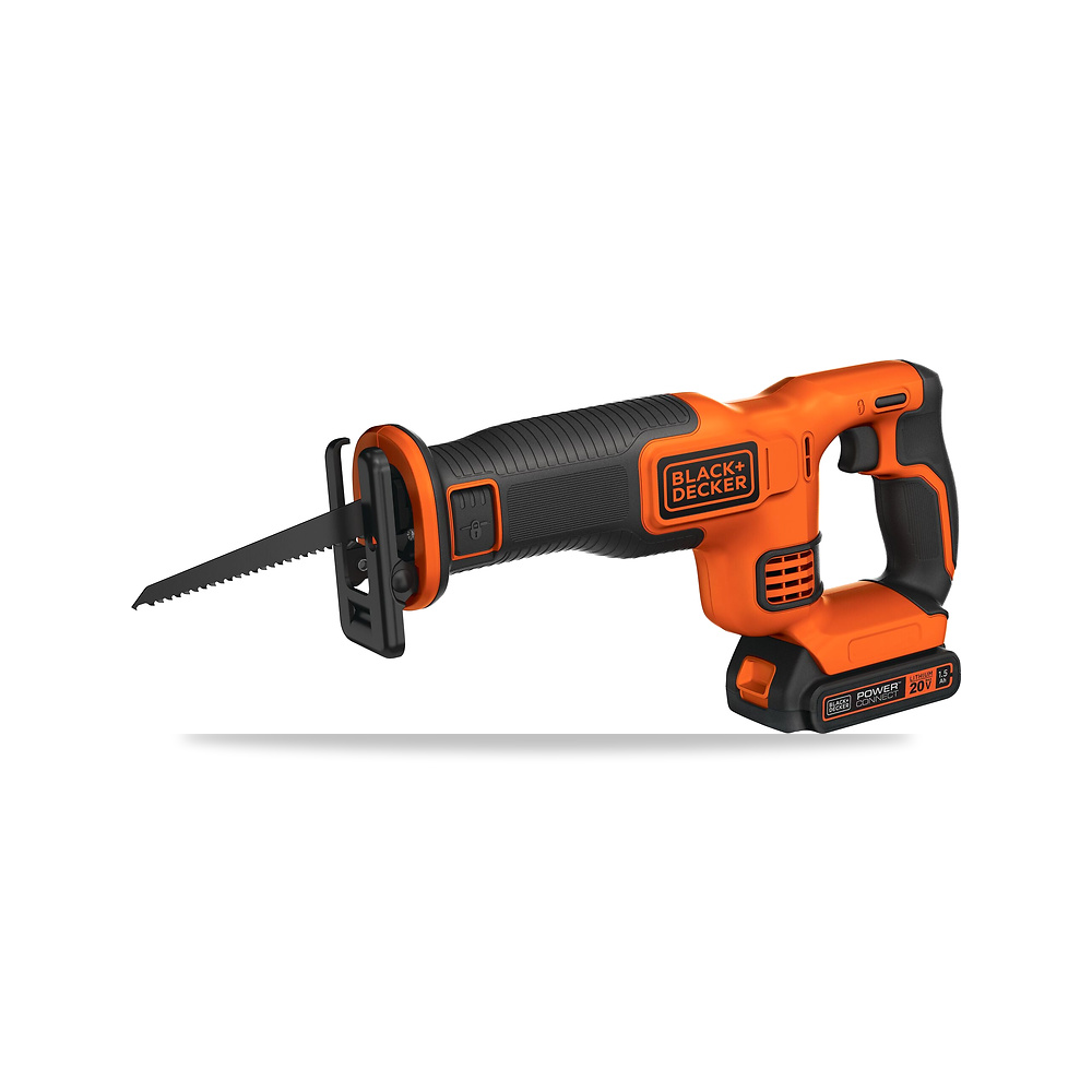 صورة منتج منشار ترددي (منشار سيف) لاسلكي بطارية 20 فولت بلاك آند ديكر (Black+Decker) موديل BDCR20C - كود الصنف reemco-2027-1141042 - ماركة يباع من خلال reemco - توريد وتصوير حصري لشركة ريمكو القابضة السعودية