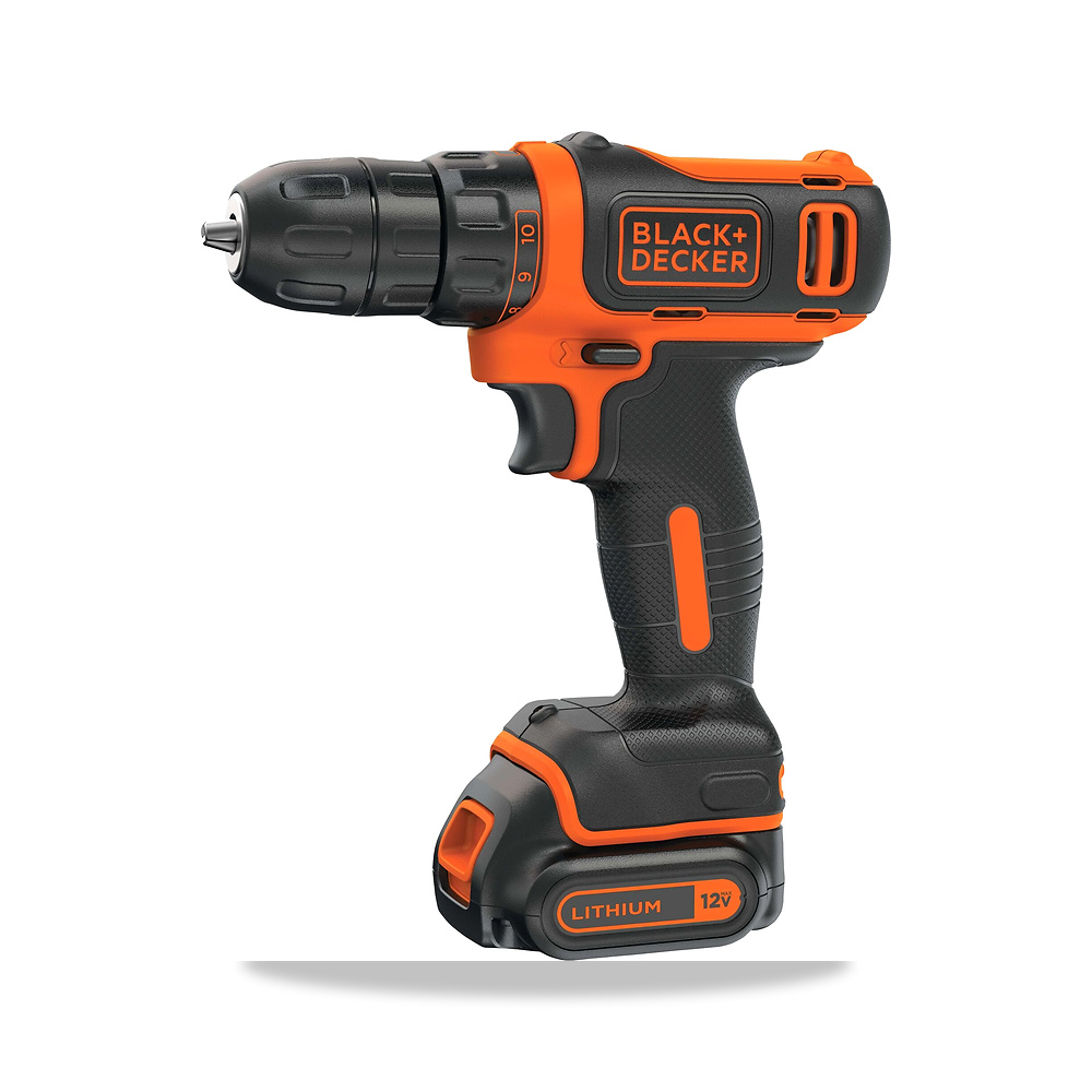 صورة منتج مثقاب دريل لاسلكي بطارية شاحن 12 فولت بلاك آند ديكر (Black+Decker) موديل BDCDD12C - كود الصنف reemco-2027-1141057 - ماركة يباع من خلال reemco - توريد وتصوير حصري لشركة ريمكو القابضة السعودية