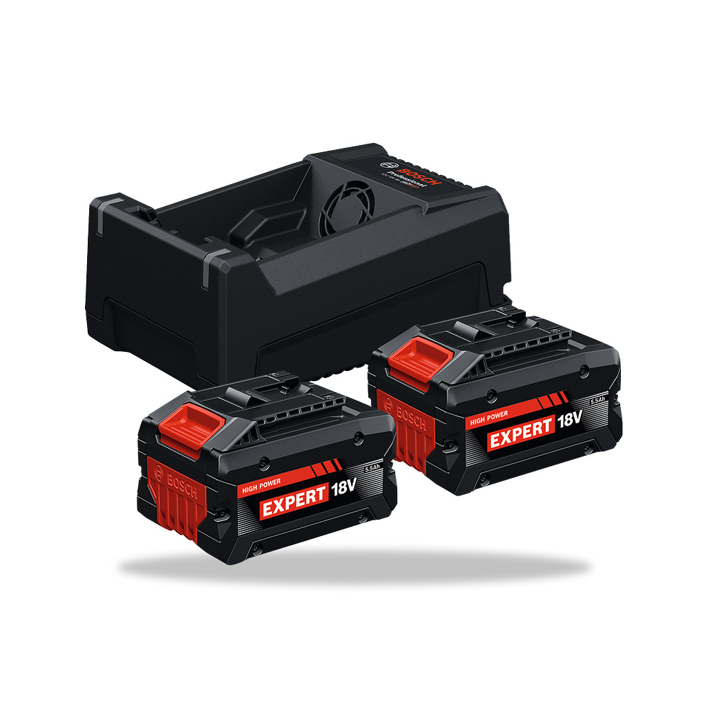 صورة منتج تجهيزات ومستلزمات هندسية بوش بروفيشنال (Bosch Professional) موديل 2x EXBA18V-55 + GAL12V/18V-80 - كود الصنف reemco-2027-1141147 - ماركة يباع من خلال reemco - توريد وتصوير حصري لشركة ريمكو القابضة السعودية