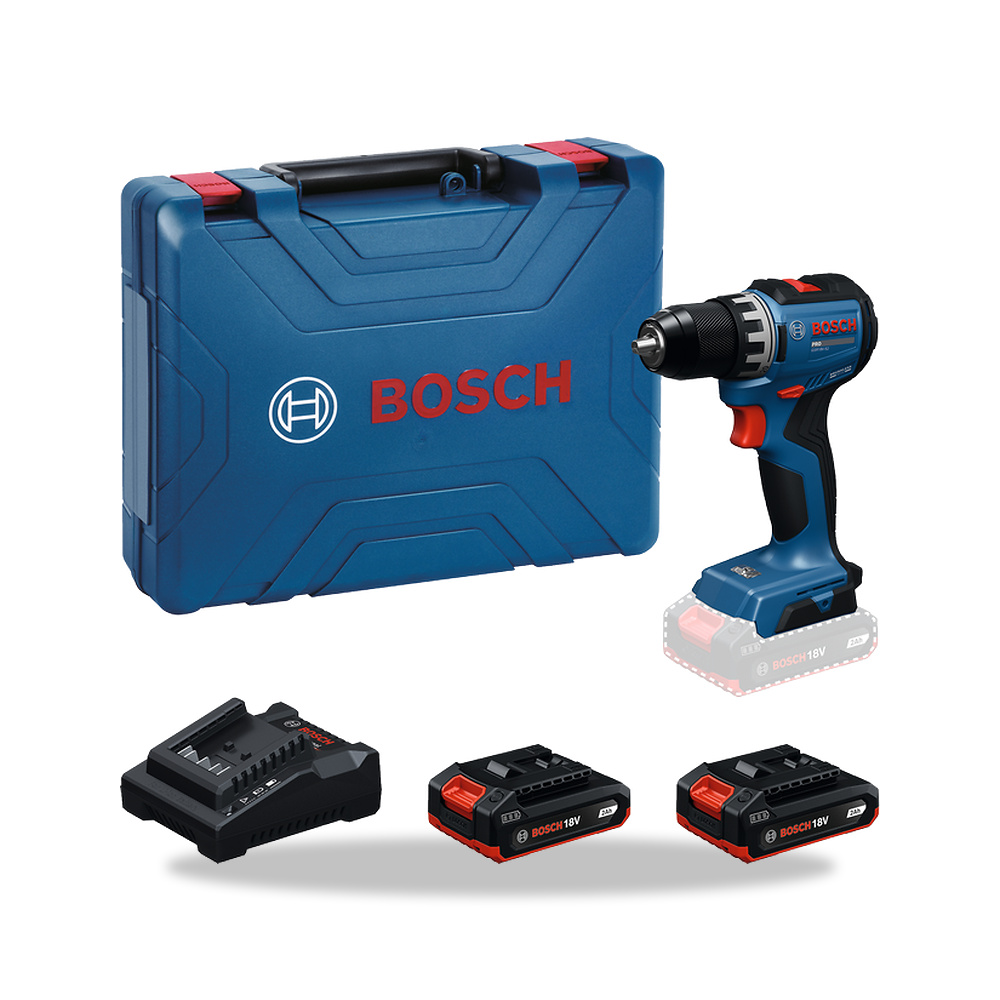 صورة منتج مثقاب دريل لاسلكي 18.0 فولت بوش بروفيشنال (Bosch Professional) موديل PRO GSR18V-52 - كود الصنف reemco-2027-1141151 - ماركة يباع من خلال reemco - توريد وتصوير حصري لشركة ريمكو القابضة السعودية