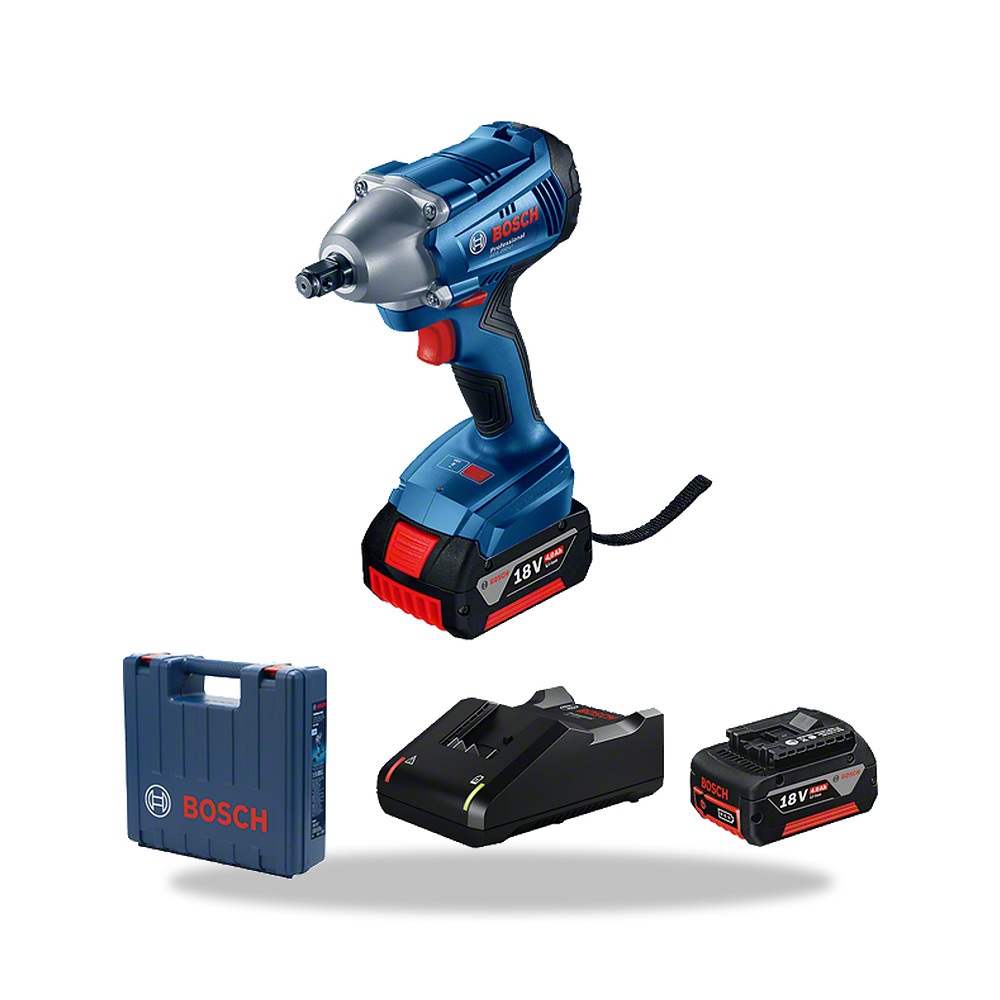 صورة منتج مفتاح ربط صدمي (Impact Wrench) لاسلكي 18 فولت 18.0 فولت بوش بروفيشنال (Bosch Professional) موديل PRO GDS 250-LI Kit - كود الصنف reemco-2027-1141184 - ماركة يباع من خلال reemco - توريد وتصوير حصري لشركة ريمكو القابضة السعودية