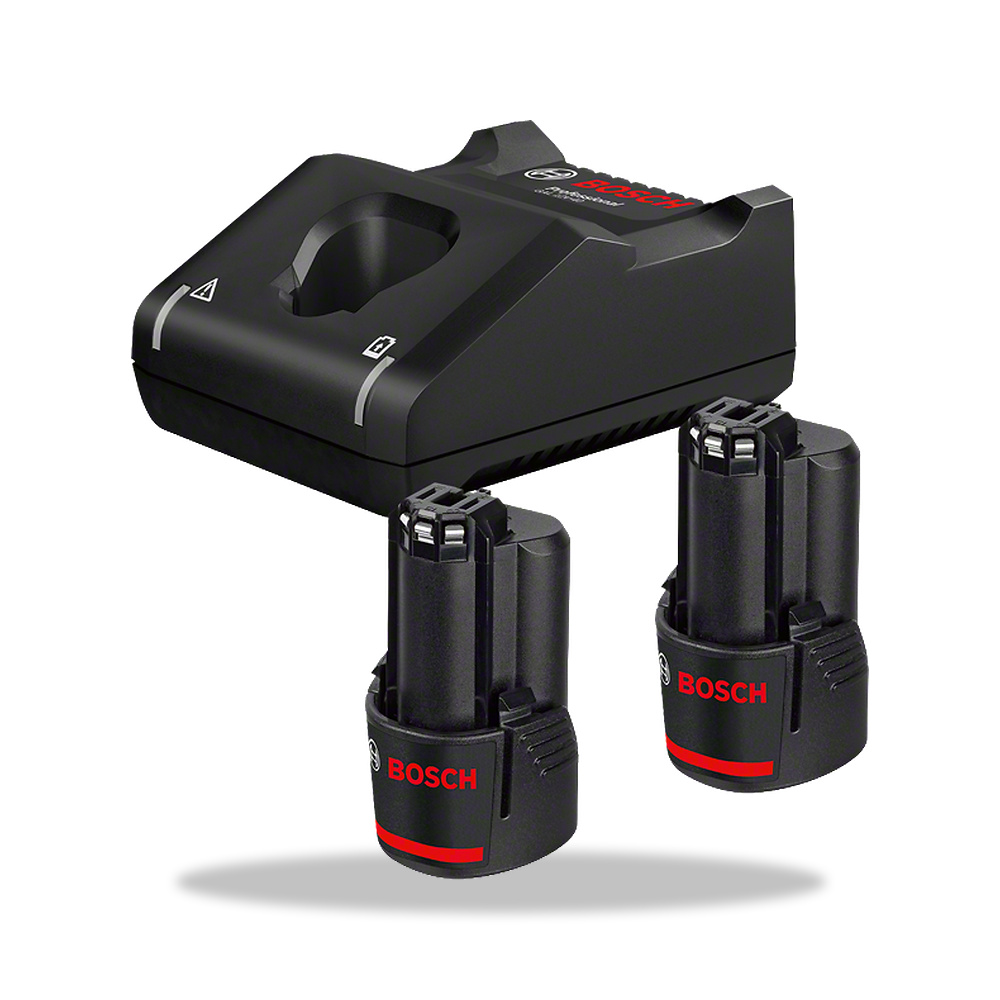 صورة منتج تجهيزات ومستلزمات هندسية بوش بروفيشنال (Bosch Professional) موديل 2 x GBA 12V 2.0Ah + GAL 12V-40 - كود الصنف reemco-2027-1141193 - ماركة يباع من خلال reemco - توريد وتصوير حصري لشركة ريمكو القابضة السعودية