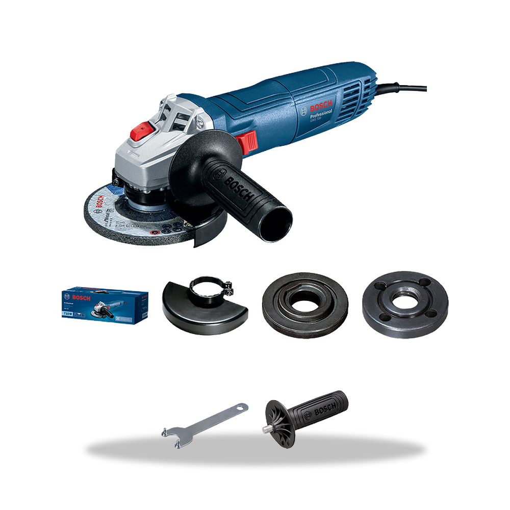 صورة منتج صاروخ جلخ وقص زاوية 0 فولت 710 واط 115 مم بوش بروفيشنال (Bosch Professional) موديل PRO GWS 700 - كود الصنف reemco-2027-1141210 - ماركة يباع من خلال reemco - توريد وتصوير حصري لشركة ريمكو القابضة السعودية