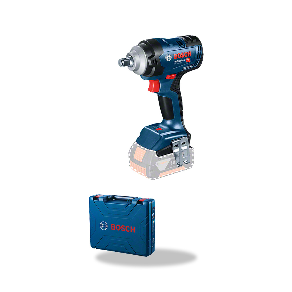 صورة منتج مفتاح ربط صدمي (Impact Wrench) لاسلكي 18 فولت 18.0 فولت بوش بروفيشنال (Bosch Professional) موديل PRO GDS 18V-400 - كود الصنف reemco-2027-1141281 - ماركة يباع من خلال reemco - توريد وتصوير حصري لشركة ريمكو القابضة السعودية