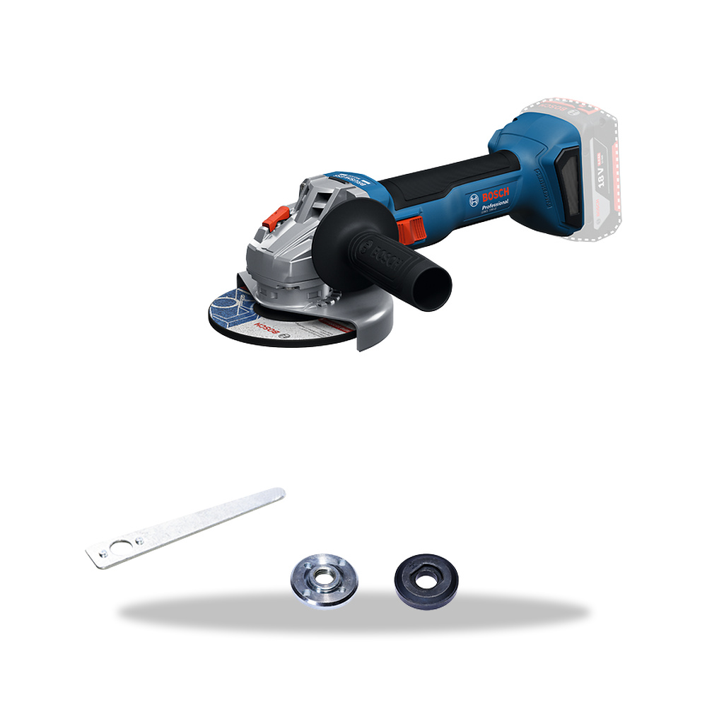 صورة منتج صاروخ جلخ وقص زاوية لاسلكي 18 فولت 18.0 فولت 800 واط 125 مم بوش بروفيشنال (Bosch Professional) موديل PRO GWS 18V-8 - كود الصنف reemco-2027-1141348 - ماركة يباع من خلال reemco - توريد وتصوير حصري لشركة ريمكو القابضة السعودية
