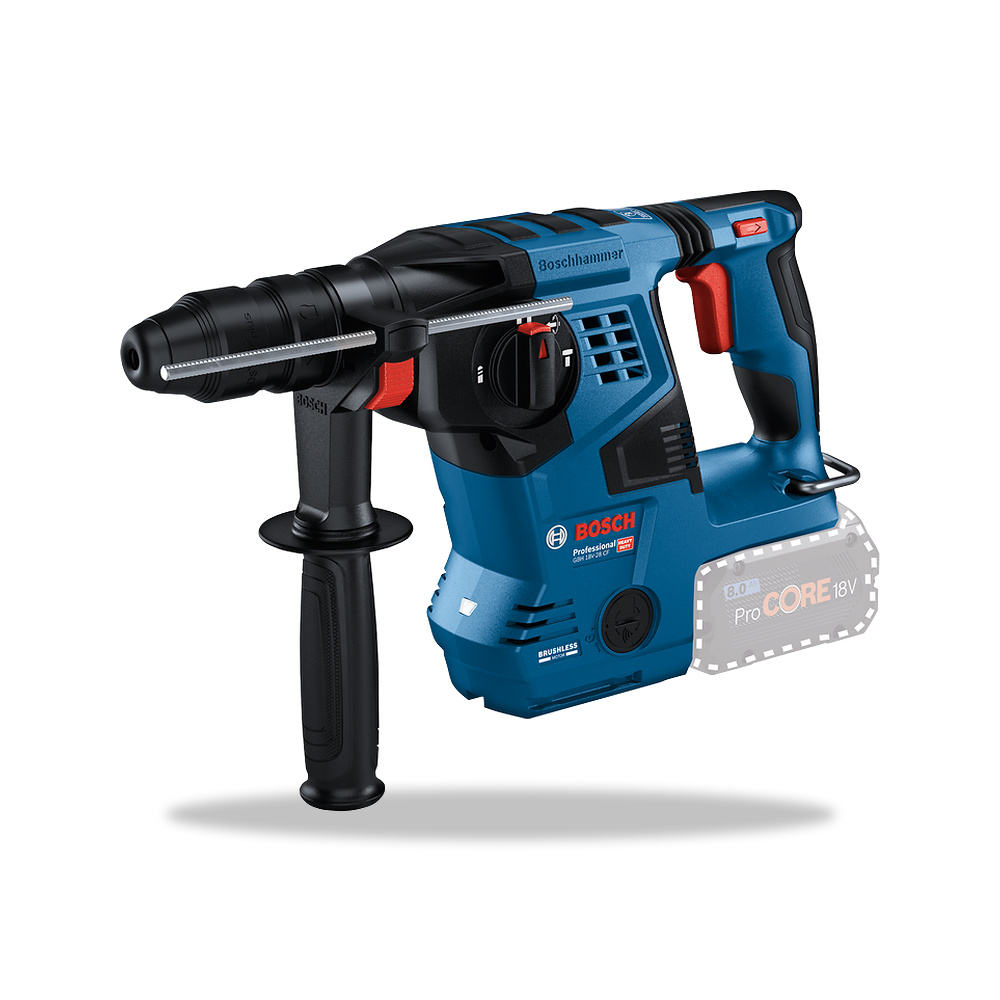 صورة منتج مثقاب دريل مطرقي دوار (هيلتي) لاسلكي بدون فحمات (Brushless) 18 فولت 18.0 فولت بوش موديل PRO GBH 18V-28 CF - كود الصنف reemco-2027-1141399 - ماركة يباع من خلال reemco - توريد وتصوير حصري لشركة ريمكو القابضة السعودية