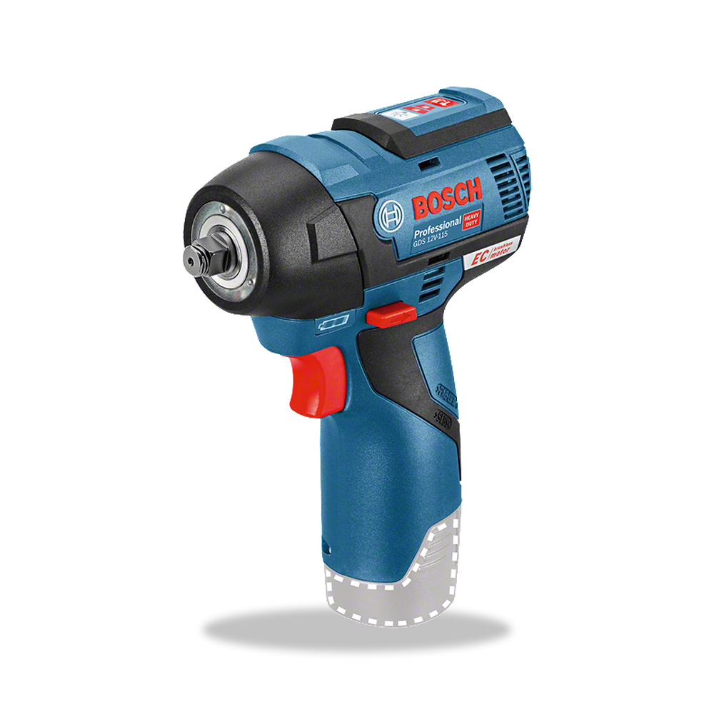 صورة منتج مفتاح ربط صدمي (Impact Wrench) لاسلكي بدون فحمات (Brushless) 12 فولت 12.0 فولت بوش موديل PRO GDS 12V-115 - كود الصنف reemco-2027-1141466 - ماركة يباع من خلال reemco - توريد وتصوير حصري لشركة ريمكو القابضة السعودية