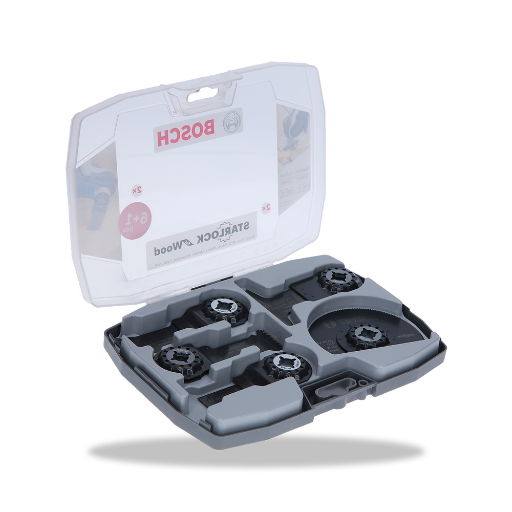 تجهيزات ومستلزمات هندسية بوش بروفيشنال (Bosch Professional) موديل Wood Set for Multi-Tools, 7-Piece