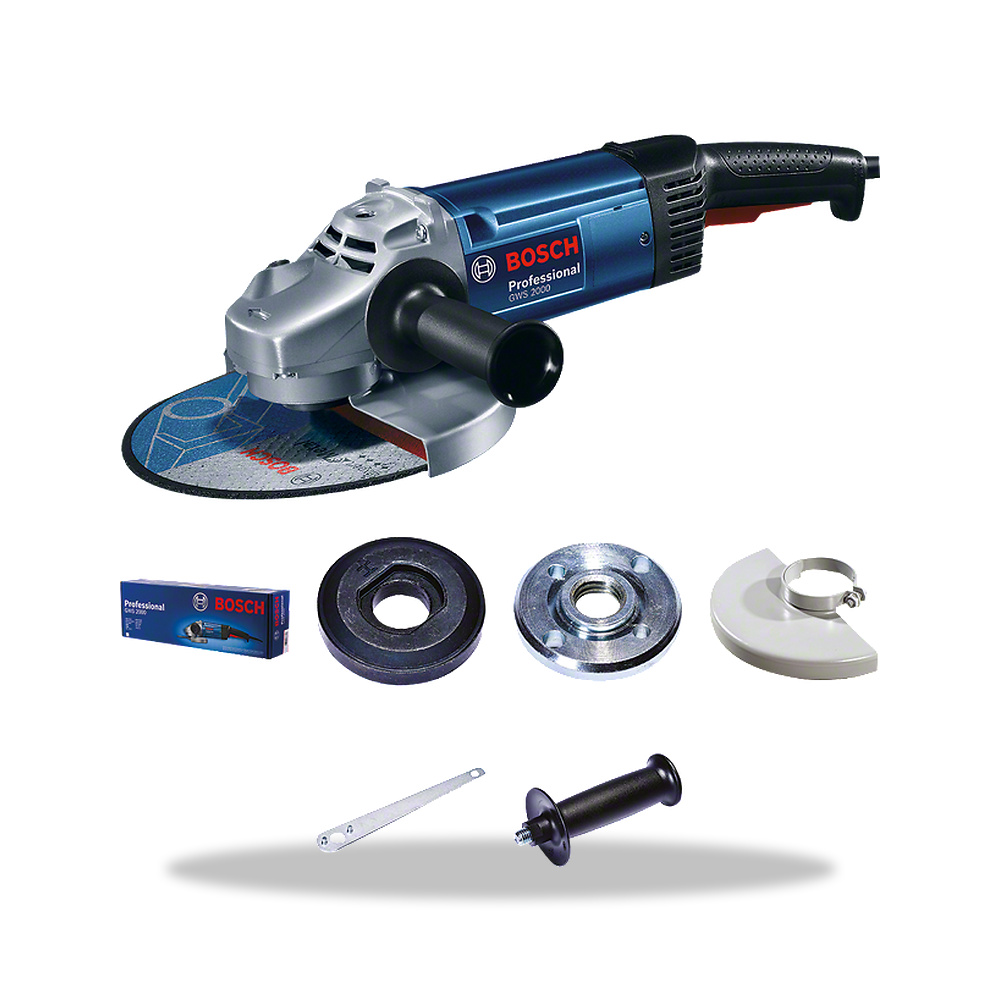 صورة منتج صاروخ جلخ وقص زاوية 2000 واط 280 واط 180 مم بوش بروفيشنال (Bosch Professional) موديل PRO GWS 2000 - كود الصنف reemco-2027-1141712 - ماركة يباع من خلال reemco - توريد وتصوير حصري لشركة ريمكو القابضة السعودية