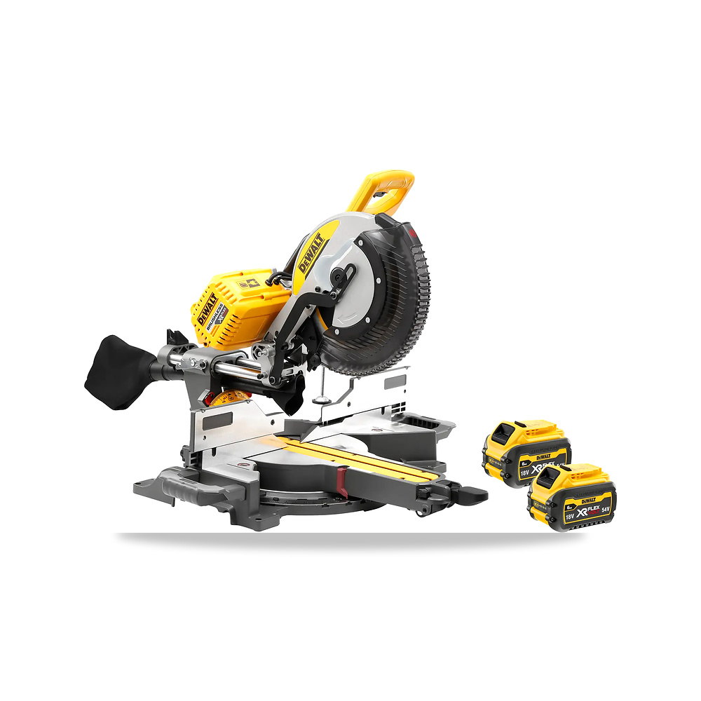 صورة منتج منشار زاوية وتقطيع مائل بدون فحمات (Brushless) لاسلكي 54 فولت 6 أمبير ساعة 305 مم 18 فولت 254 فولت ديوالت (DeWalt) - كود الصنف reemco-2027-1150984 - ماركة يباع من خلال reemco - توريد وتصوير حصري لشركة ريمكو القابضة السعودية