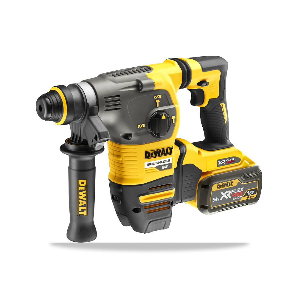 صورة منتج مثقاب دريل مطرقي دوار (هيلتي) بدون فحمات (Brushless) بطاريات 54 فولت 9 أمبير ساعة 300 مم 3 كجم ديوالت (DeWalt) - كود الصنف reemco-2027-1150990 - ماركة يباع من خلال reemco - توريد وتصوير حصري لشركة ريمكو القابضة السعودية
