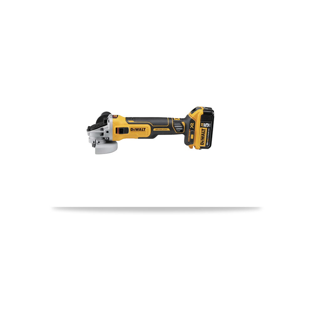 صورة منتج صاروخ جلخ وقص زاوية إلكتروني بدون فحمات (Brushless) 18 فولت 5 أمبير ساعة 125 مم ديوالت (DeWalt) - كود الصنف reemco-2027-1150994 - ماركة يباع من خلال reemco - توريد وتصوير حصري لشركة ريمكو القابضة السعودية