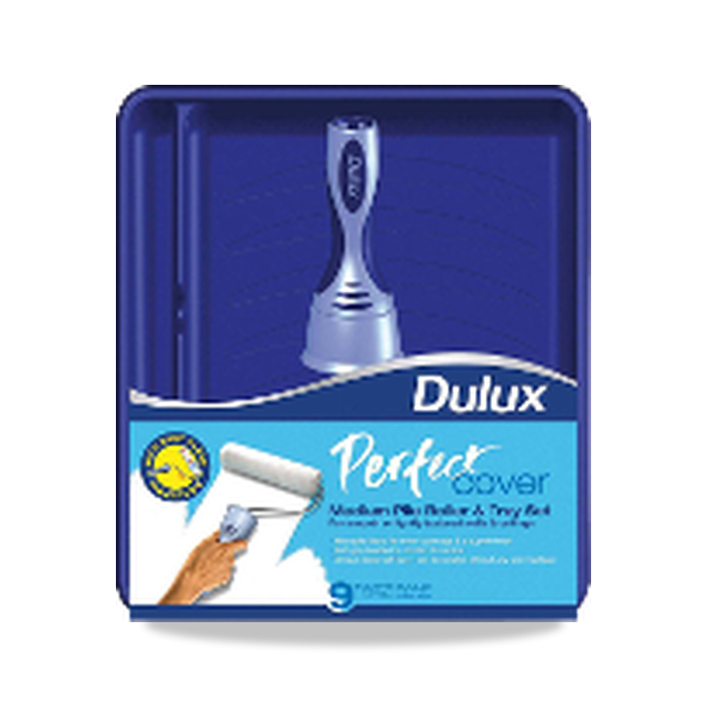 صورة منتج دهانات داخلية للجدران والأسقف دولوكس (Dulux) موديل DULUX-PERFECT-COVER-MEDIUM-PILE-ROLLER-AND-TRAY - كود الصنف reemco-2027-1151952 - ماركة يباع من خلال reemco - توريد وتصوير حصري لشركة ريمكو القابضة السعودية