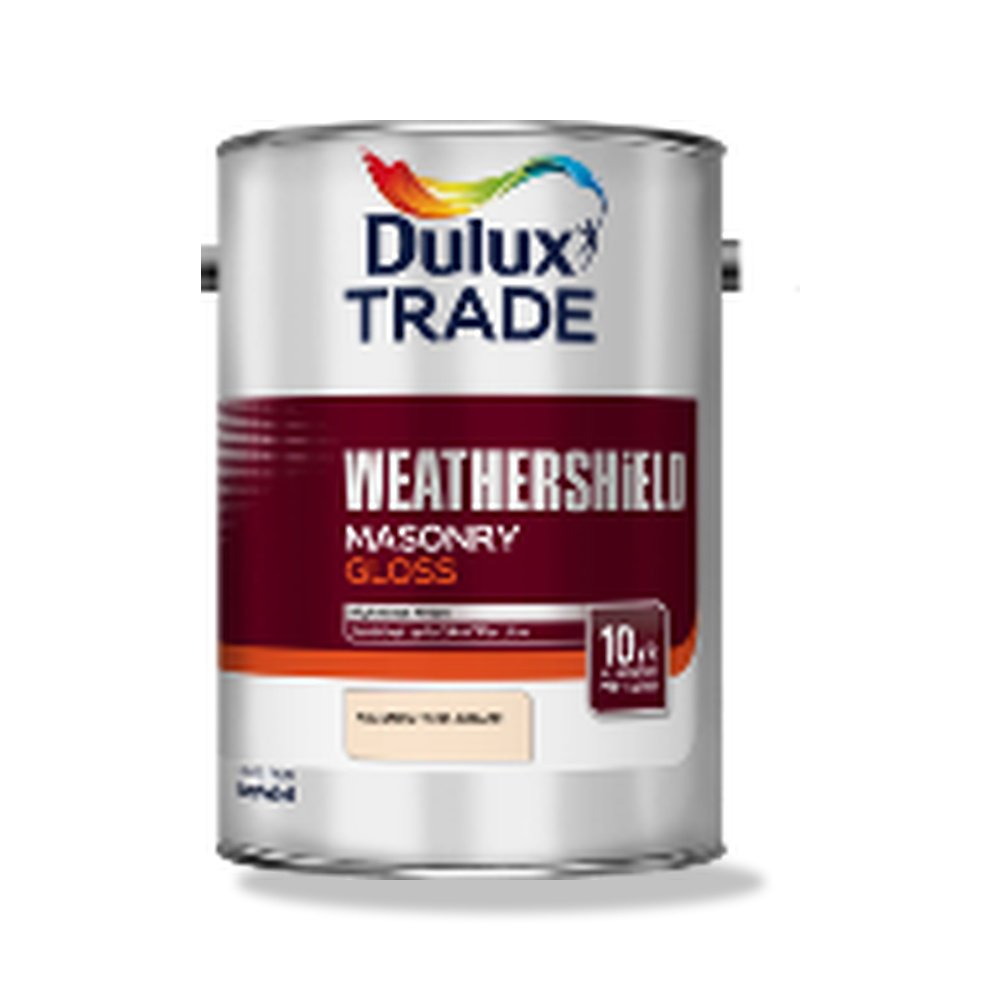 صورة منتج دهان خارجي مقاوم للعوامل الجوية للواجهات دولوكس (Dulux) موديل DULUX-TRADE-WEATHERSHIELD-MASONRY-GLOSS - كود الصنف reemco-2027-1151969 - ماركة يباع من خلال reemco - توريد وتصوير حصري لشركة ريمكو القابضة السعودية