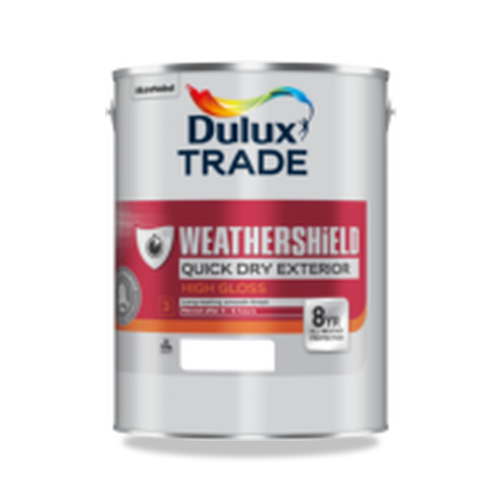 صورة منتج دهان خارجي مقاوم للعوامل الجوية للواجهات دولوكس (Dulux) موديل DULUX-TRADE-WEATHERSHIELD-QUICK-DRY-EXTERIOR-HIGH-GLOSS - كود الصنف reemco-2027-1151972 - ماركة يباع من خلال reemco - توريد وتصوير حصري لشركة ريمكو القابضة السعودية