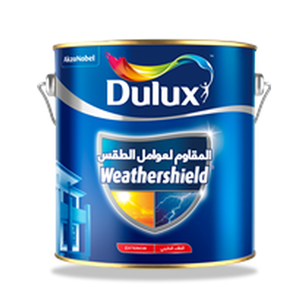 صورة منتج دهان خارجي مقاوم للعوامل الجوية للواجهات دولوكس (Dulux) موديل DULUX-WEATHERSHIELD - كود الصنف reemco-2027-1151986 - ماركة يباع من خلال reemco - توريد وتصوير حصري لشركة ريمكو القابضة السعودية