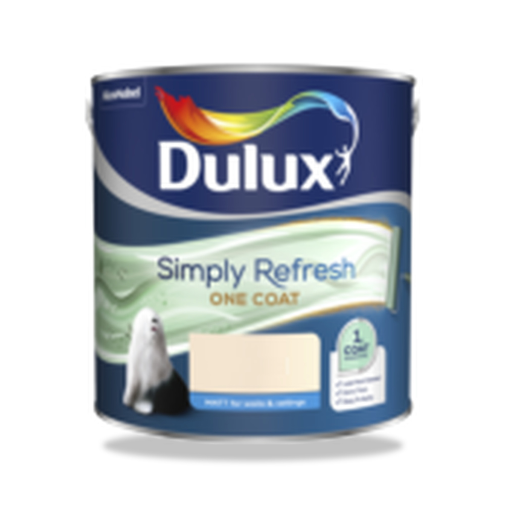 صورة منتج دهانات داخلية للجدران والأسقف دولوكس (Dulux) موديل DULUX-SIMPLY-REFRESH-ONE-COAT-MATT - كود الصنف reemco-2027-1152023 - ماركة يباع من خلال reemco - توريد وتصوير حصري لشركة ريمكو القابضة السعودية