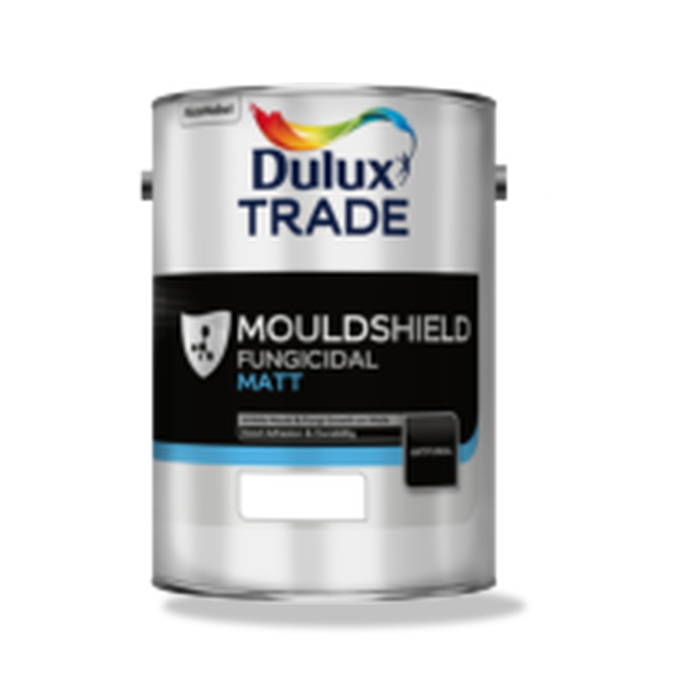 صورة منتج دهانات داخلية للجدران والأسقف دولوكس (Dulux) موديل DULUX-TRADE-MOULDSHIELD-FUNGICIDAL-MATT - كود الصنف reemco-2027-1152149 - ماركة يباع من خلال reemco - توريد وتصوير حصري لشركة ريمكو القابضة السعودية