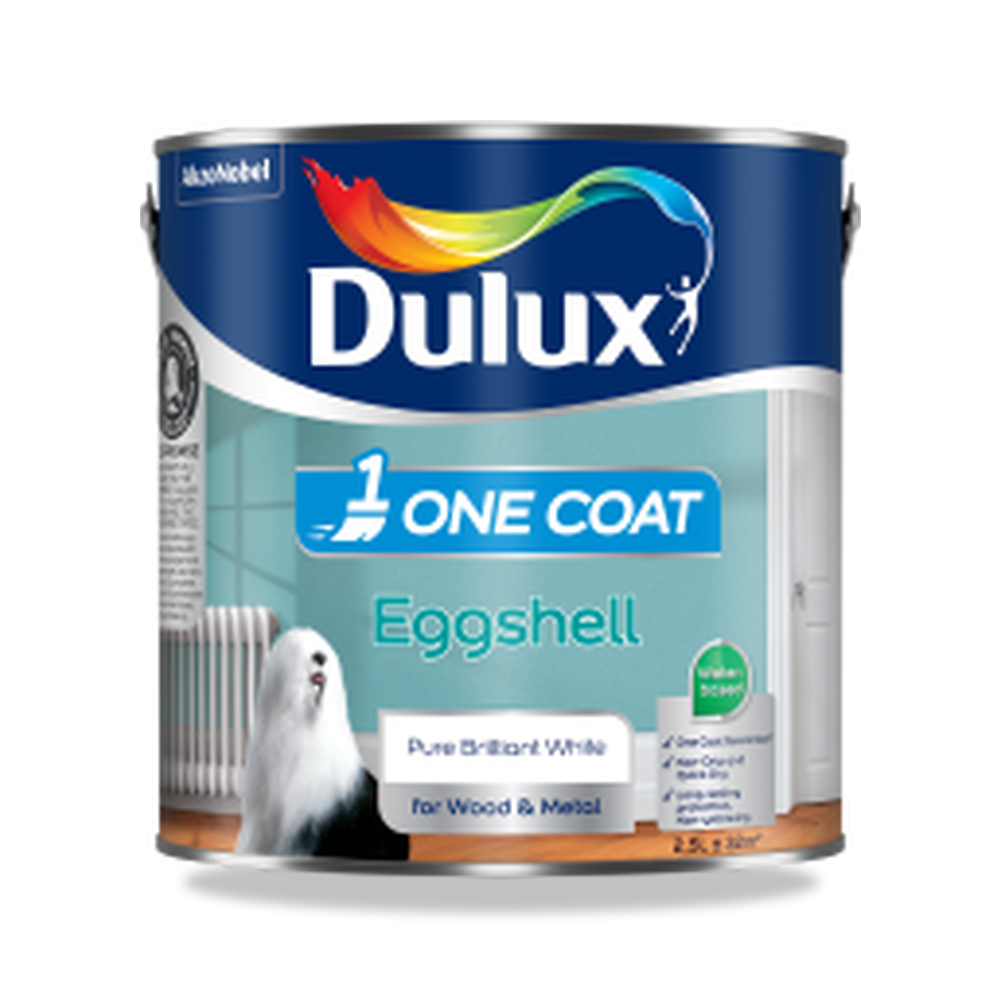 صورة منتج دهانات داخلية للجدران والأسقف دولوكس (Dulux) موديل DULUX-ONE-COAT-EGGSHELL - كود الصنف reemco-2027-1152158 - ماركة يباع من خلال reemco - توريد وتصوير حصري لشركة ريمكو القابضة السعودية