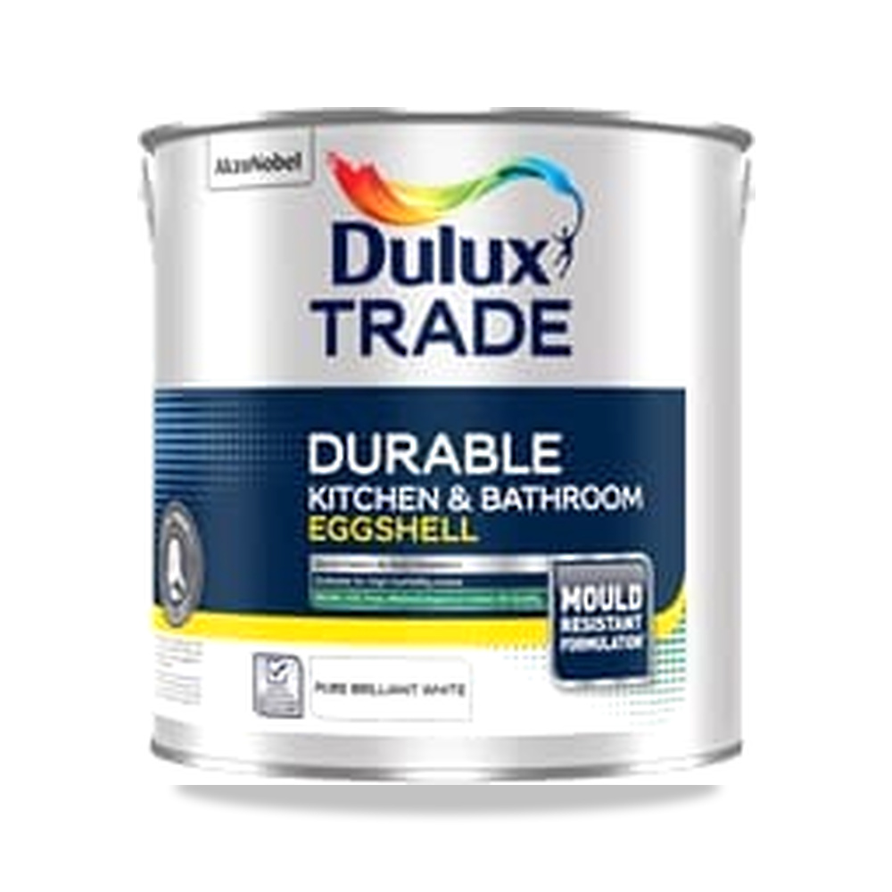 صورة منتج دهانات داخلية للجدران والأسقف دولوكس (Dulux) موديل DULUX-TRADE-DURABLE-KITCHEN-BATHROOM-EGGSHELL - كود الصنف reemco-2027-1152176 - ماركة يباع من خلال reemco - توريد وتصوير حصري لشركة ريمكو القابضة السعودية