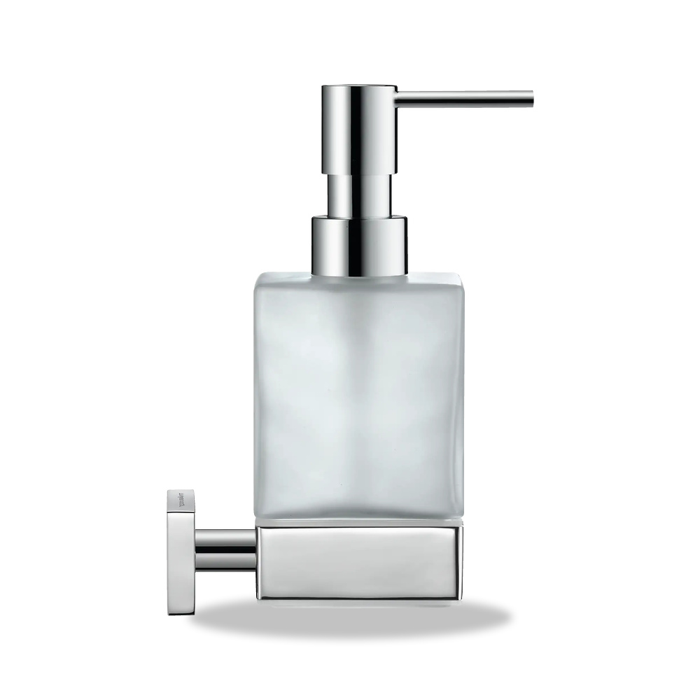 صورة منتج موزع صابون سائل للحمام والمغسلة ديورافيت (Duravit) سلسلة Karree موديل 0099541000 – مقاس 68 مم × 124 مم × 178 مم - كود الصنف reemco-2027-1153176 - ماركة يباع من خلال reemco - توريد وتصوير حصري لشركة ريمكو القابضة السعودية