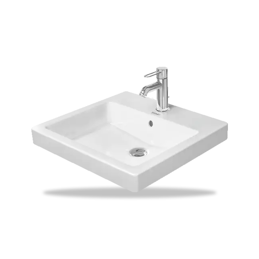 صورة منتج حوض مغسلة خزفي للحمام ديورافيت (Duravit) سلسلة Vero موديل 0315500000 – مقاس 465 مم × 500 مم × 430 مم - كود الصنف reemco-2027-1153198 - ماركة يباع من خلال reemco - توريد وتصوير حصري لشركة ريمكو القابضة السعودية