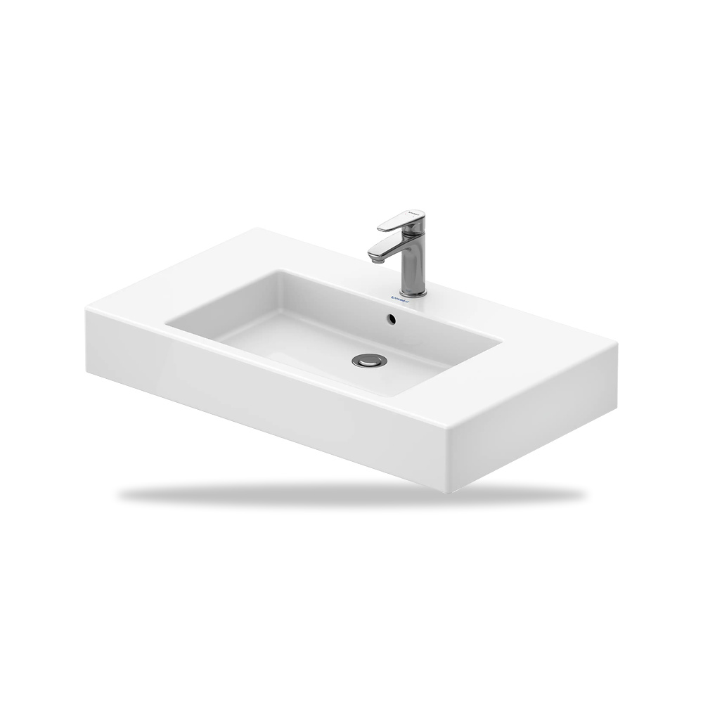 صورة منتج حوض مغسلة خزفي للحمام ديورافيت (Duravit) سلسلة Vero موديل 0329850000 – مقاس 490 مم × 850 مم × 520 مم - كود الصنف reemco-2027-1153208 - ماركة يباع من خلال reemco - توريد وتصوير حصري لشركة ريمكو القابضة السعودية