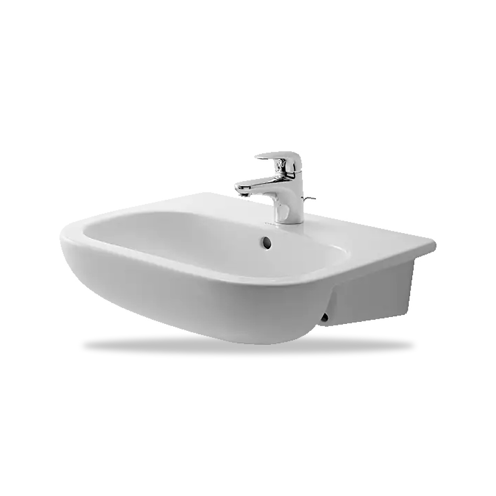صورة منتج حوض مغسلة خزفي للحمام ديورافيت (Duravit) سلسلة D-Code موديل 0339550000 – مقاس 440 مم × 550 مم × 475 مم - كود الصنف reemco-2027-1153218 - ماركة يباع من خلال reemco - توريد وتصوير حصري لشركة ريمكو القابضة السعودية