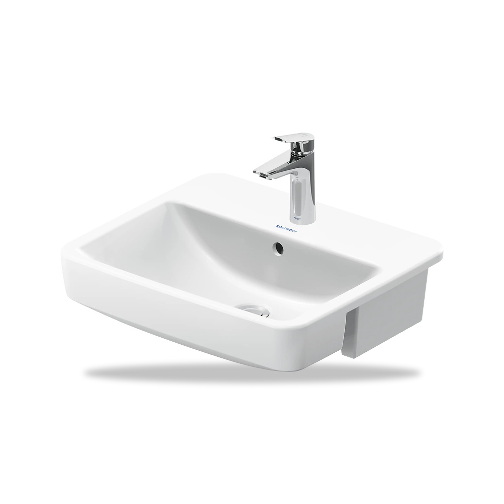 صورة منتج حوض مغسلة خزفي للحمام ديورافيت (Duravit) سلسلة Duravit No.1 موديل 03765500002 – مقاس 460 مم × 550 مم - كود الصنف reemco-2027-1153233 - ماركة يباع من خلال reemco - توريد وتصوير حصري لشركة ريمكو القابضة السعودية