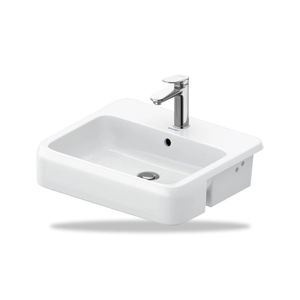صورة منتج حوض مغسلة خزفي للحمام ديورافيت (Duravit) سلسلة Collection One موديل 0399550000 – مقاس 470 مم × 550 مم × 475 مم - كود الصنف reemco-2027-1153250 - ماركة يباع من خلال reemco - توريد وتصوير حصري لشركة ريمكو القابضة السعودية
