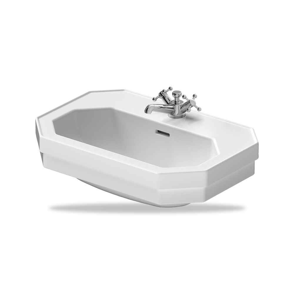 صورة منتج حوض مغسلة خزفي للحمام ديورافيت (Duravit) سلسلة Series 1930 موديل 0438600000 – مقاس 410 مم × 600 مم × 495 مم - كود الصنف reemco-2027-1153251 - ماركة يباع من خلال reemco - توريد وتصوير حصري لشركة ريمكو القابضة السعودية