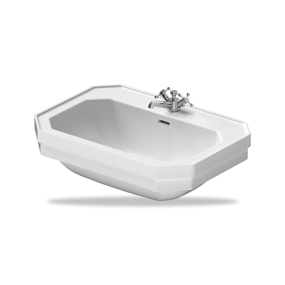 صورة منتج حوض مغسلة خزفي للحمام ديورافيت (Duravit) سلسلة Series 1930 موديل 0438700000 – مقاس 500 مم × 700 مم × 550 مم - كود الصنف reemco-2027-1153252 - ماركة يباع من خلال reemco - توريد وتصوير حصري لشركة ريمكو القابضة السعودية