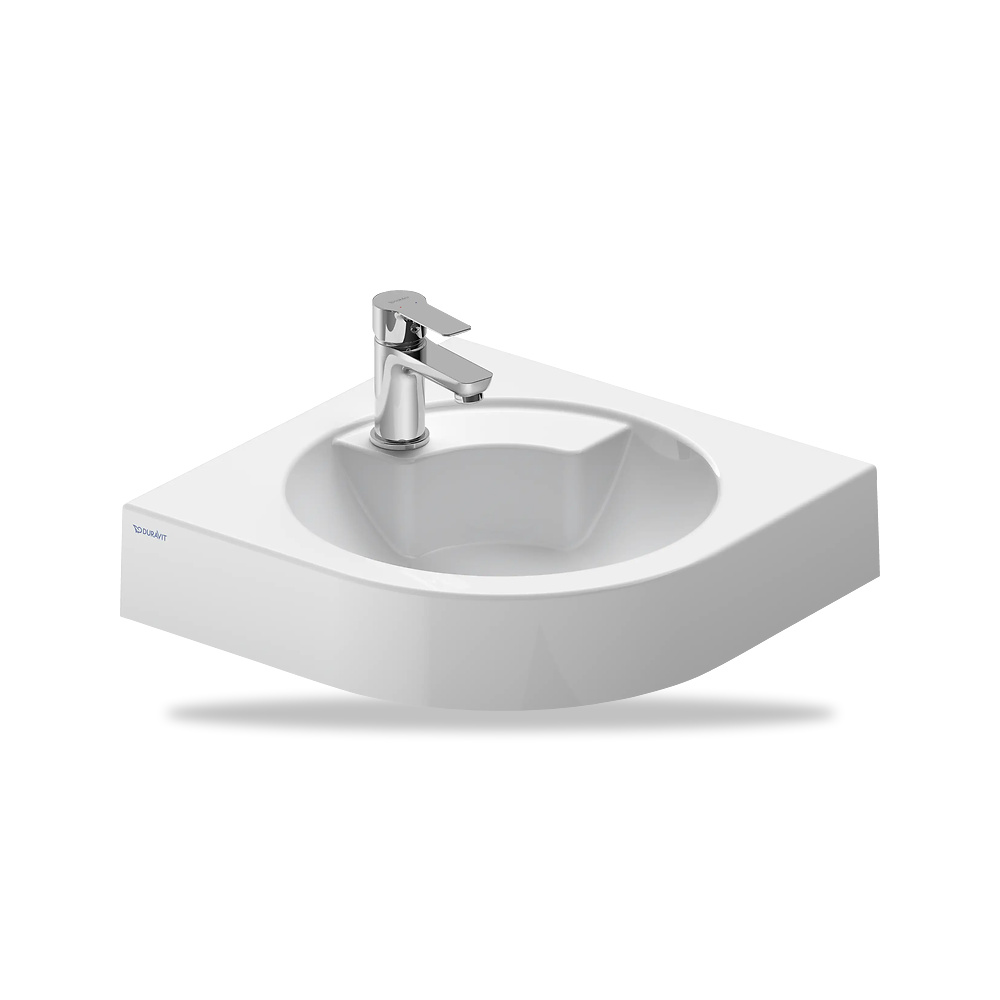 صورة منتج حوض مغسلة خزفي للحمام ديورافيت (Duravit) سلسلة Architec موديل 0448450000 – مقاس 540 مم × 635 مم × 380 مم - كود الصنف reemco-2027-1153254 - ماركة يباع من خلال reemco - توريد وتصوير حصري لشركة ريمكو القابضة السعودية