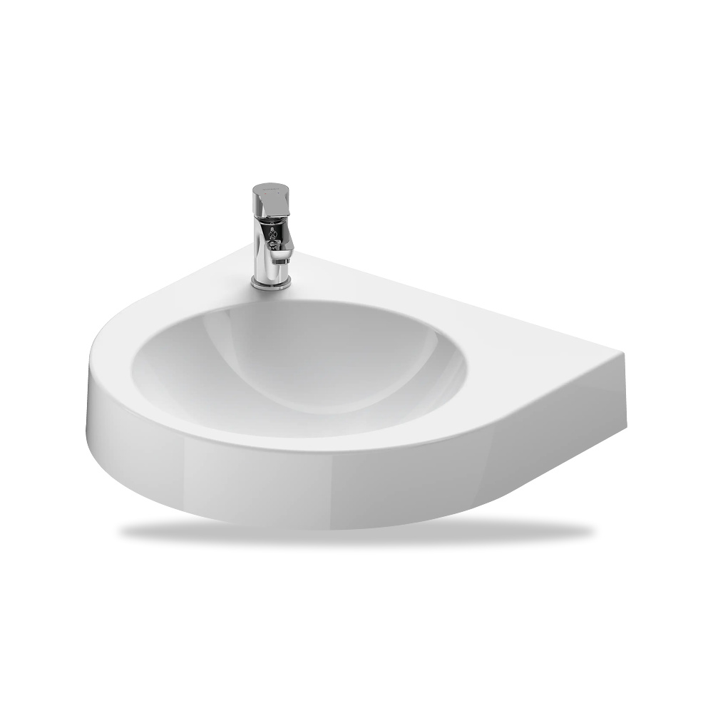 صورة منتج حوض مغسلة خزفي للحمام ديورافيت (Duravit) سلسلة Architec موديل 0449580000 – مقاس 520 مم × 575 مم × 420 مم - كود الصنف reemco-2027-1153255 - ماركة يباع من خلال reemco - توريد وتصوير حصري لشركة ريمكو القابضة السعودية