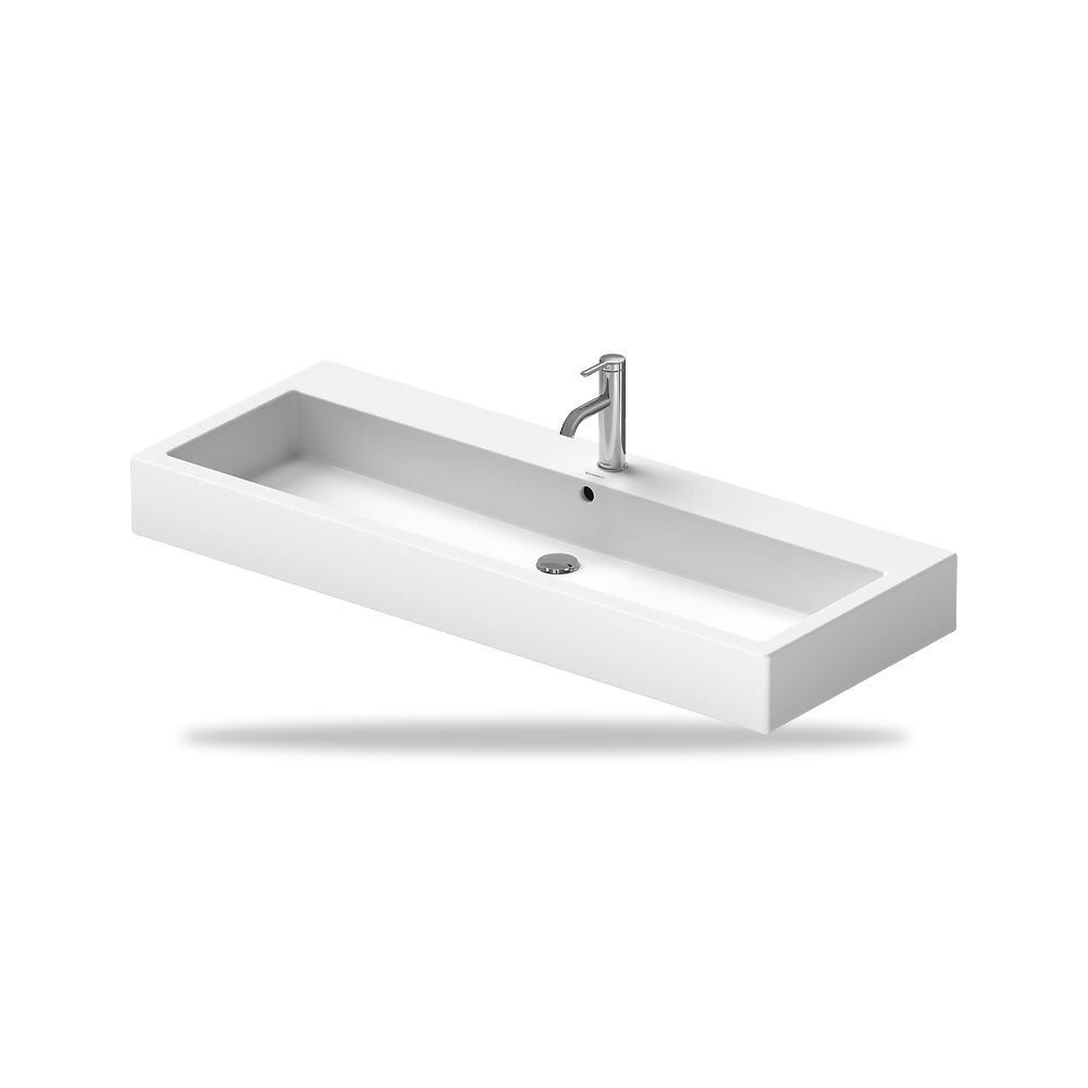 صورة منتج حوض مغسلة خزفي للحمام ديورافيت (Duravit) سلسلة Vero موديل 0454120000 – مقاس 470 مم × 1200 مم × 1125 مم - كود الصنف reemco-2027-1153259 - ماركة يباع من خلال reemco - توريد وتصوير حصري لشركة ريمكو القابضة السعودية