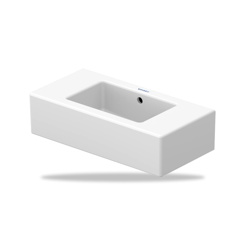 صورة منتج حوض مغسلة خزفي للحمام ديورافيت (Duravit) سلسلة Vero موديل 0703500000 – مقاس 250 مم × 500 مم × 270 مم - كود الصنف reemco-2027-1153276 - ماركة يباع من خلال reemco - توريد وتصوير حصري لشركة ريمكو القابضة السعودية