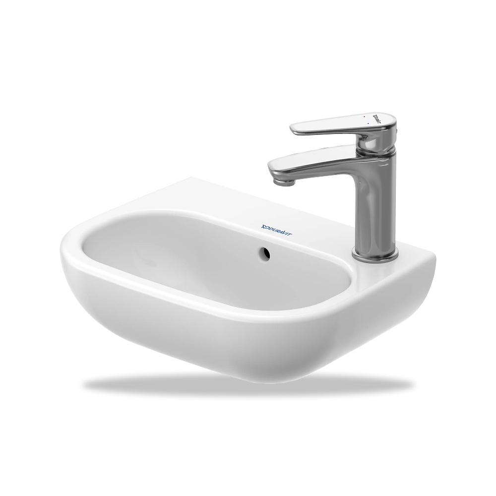 صورة منتج حوض مغسلة خزفي للحمام ديورافيت (Duravit) سلسلة D-Code موديل 07053600082 – مقاس 270 مم × 360 مم × 305 مم - كود الصنف reemco-2027-1153278 - ماركة يباع من خلال reemco - توريد وتصوير حصري لشركة ريمكو القابضة السعودية
