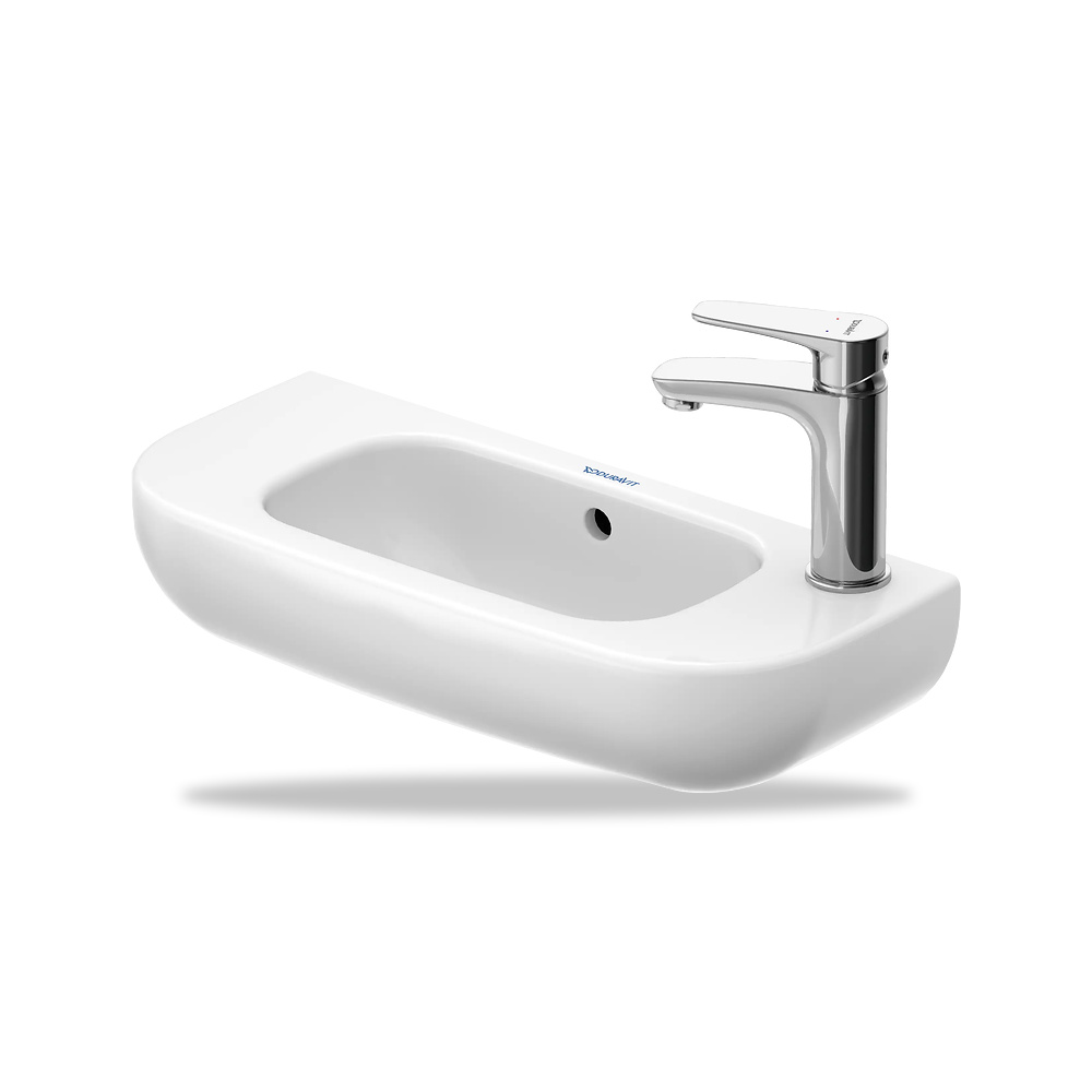صورة منتج حوض مغسلة خزفي للحمام ديورافيت (Duravit) سلسلة D-Code موديل 07065000092 – مقاس 220 مم × 500 مم × 300 مم - كود الصنف reemco-2027-1153280 - ماركة يباع من خلال reemco - توريد وتصوير حصري لشركة ريمكو القابضة السعودية