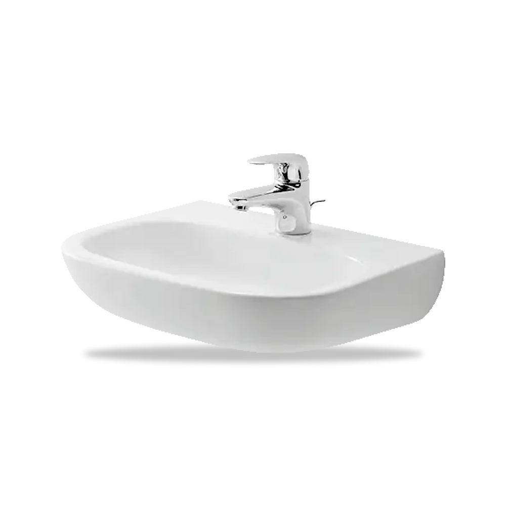 صورة منتج حوض مغسلة خزفي للحمام ديورافيت (Duravit) سلسلة D-Code موديل 07074500702 – مقاس 340 مم × 450 مم × 390 مم - كود الصنف reemco-2027-1153281 - ماركة يباع من خلال reemco - توريد وتصوير حصري لشركة ريمكو القابضة السعودية