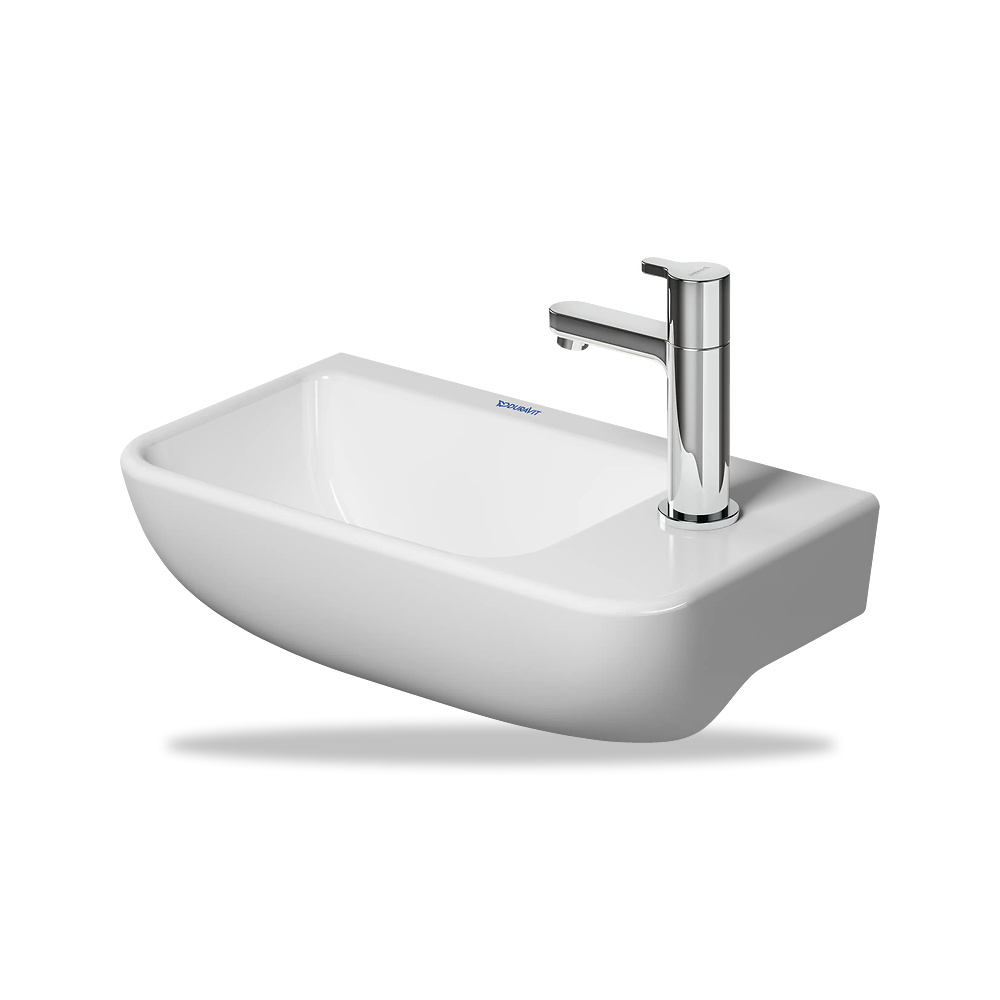 صورة منتج حوض مغسلة خزفي للحمام ديورافيت (Duravit) سلسلة ME by Starck موديل 071740AA00 – مقاس 220 مم × 400 مم × 285 مم - كود الصنف reemco-2027-1153288 - ماركة يباع من خلال reemco - توريد وتصوير حصري لشركة ريمكو القابضة السعودية