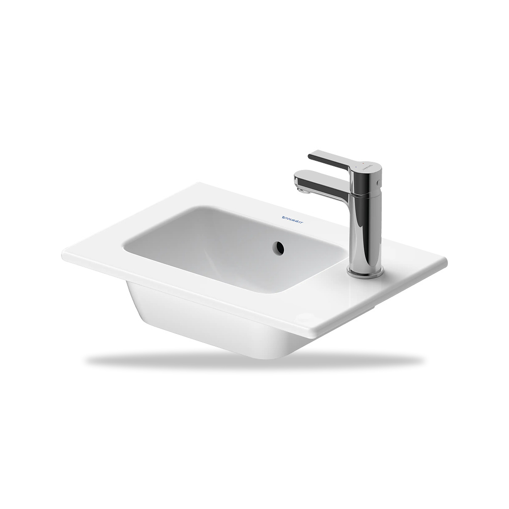 صورة منتج حوض مغسلة خزفي للحمام ديورافيت (Duravit) سلسلة ME by Starck موديل 072343AA00 – مقاس 300 مم × 430 مم × 265 مم - كود الصنف reemco-2027-1153291 - ماركة يباع من خلال reemco - توريد وتصوير حصري لشركة ريمكو القابضة السعودية