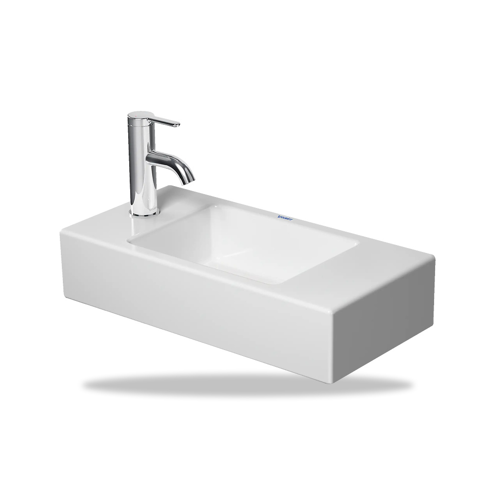 صورة منتج حوض مغسلة خزفي للحمام ديورافيت (Duravit) سلسلة Vero Air موديل 0724500009 – مقاس 250 مم × 500 مم × 270 مم - كود الصنف reemco-2027-1153294 - ماركة يباع من خلال reemco - توريد وتصوير حصري لشركة ريمكو القابضة السعودية