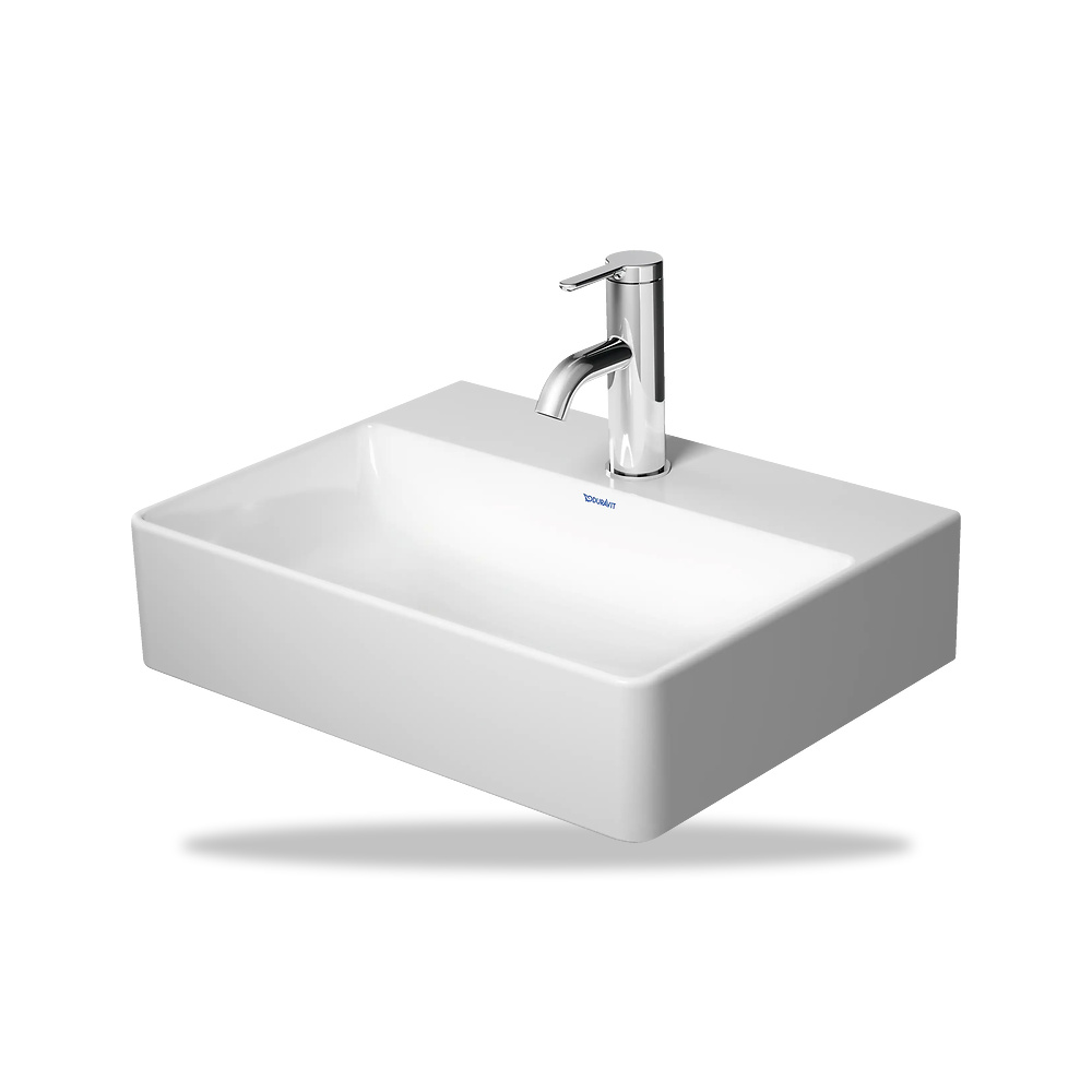 صورة منتج حوض مغسلة خزفي للحمام ديورافيت (Duravit) سلسلة DuraSquare موديل 0732450041 – مقاس 350 مم × 450 مم × 435 مم - كود الصنف reemco-2027-1153295 - ماركة يباع من خلال reemco - توريد وتصوير حصري لشركة ريمكو القابضة السعودية