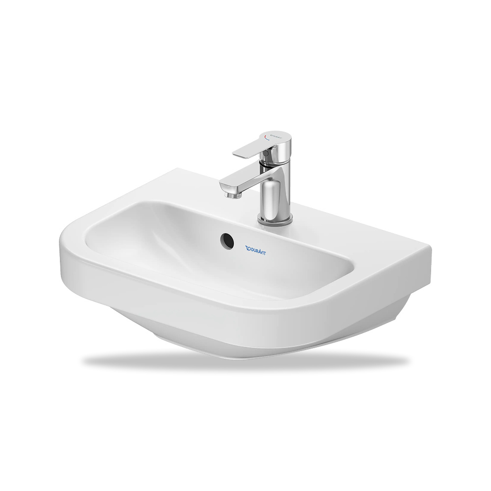 صورة منتج حوض مغسلة خزفي للحمام ديورافيت (Duravit) سلسلة D-Code موديل 07484500002 – مقاس 335 مم × 450 مم × 375 مم - كود الصنف reemco-2027-1153303 - ماركة يباع من خلال reemco - توريد وتصوير حصري لشركة ريمكو القابضة السعودية