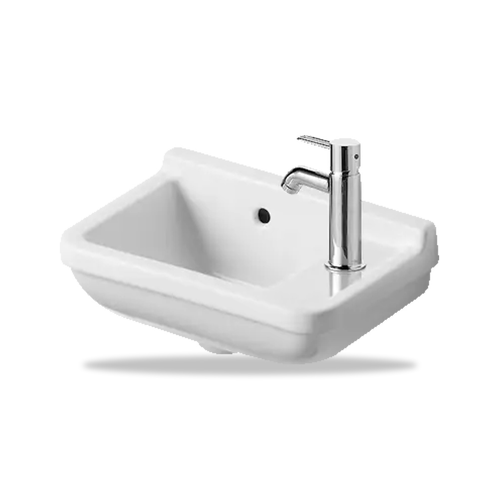 صورة منتج حوض مغسلة خزفي للحمام ديورافيت (Duravit) سلسلة Starck 3 موديل 0751400000 – مقاس 260 مم × 400 مم × 260 مم - كود الصنف reemco-2027-1153306 - ماركة يباع من خلال reemco - توريد وتصوير حصري لشركة ريمكو القابضة السعودية